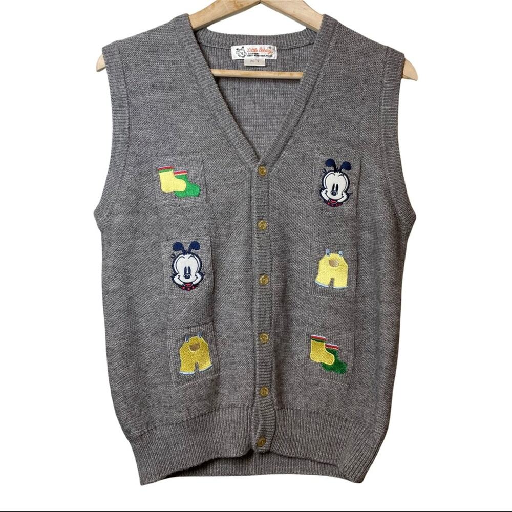 Little Bigdog Vintage Sweater Vest Gray 16 Youth